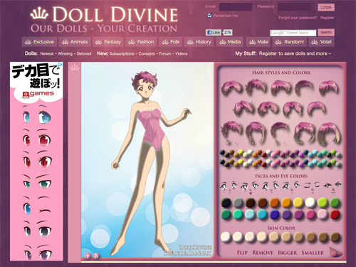 Sailor Senshi Maker ~ sailor moon dress up game