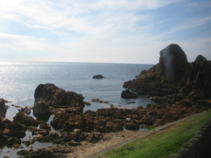 深浦〜広戸の海岸風景