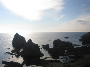 深浦〜広戸の海岸風景