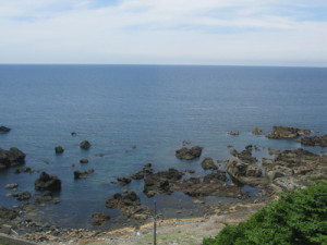 岩館〜大間越の海岸風景