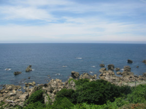 岩館〜大間越の海岸風景