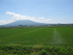 陸奥鶴田〜鶴泊の岩木山